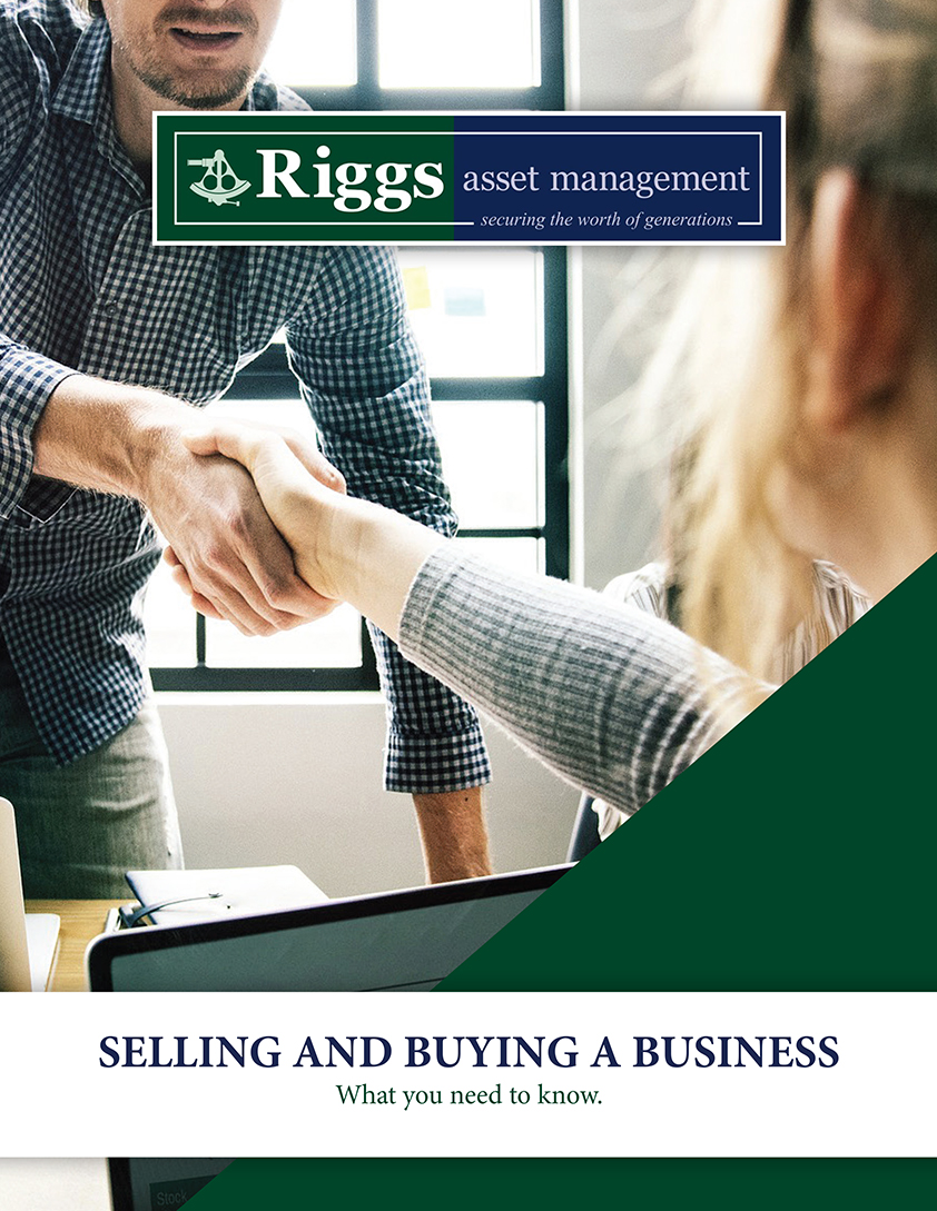 Riggs Asset Management - Selling and Buying a Business Booklet